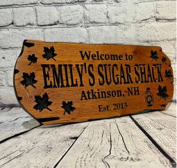 Rustic Edge with Sugar Shack / Maple Syrup Theme